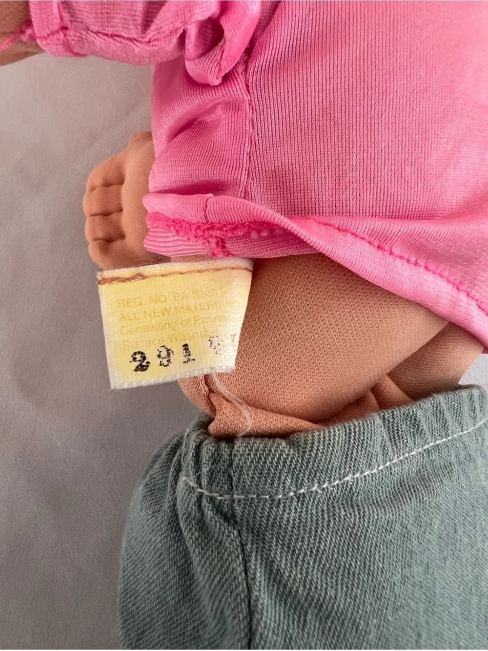 Vintage 1996 Cabbage Patch Kids By Hasbo With Barbie Outfit